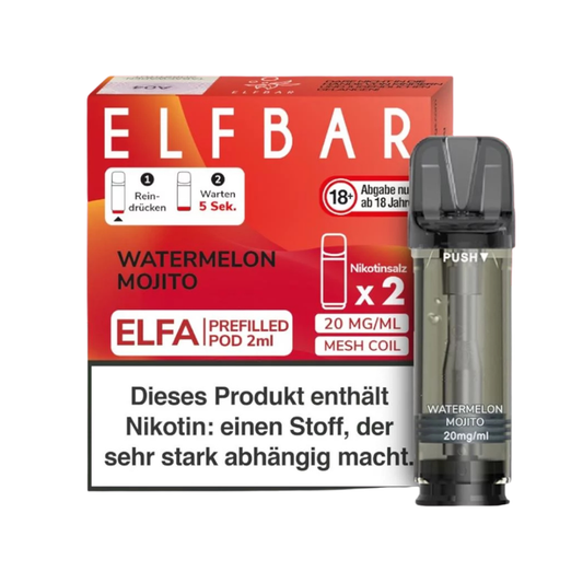 Elfbar Pods Watermelon Mojito (10x2er)