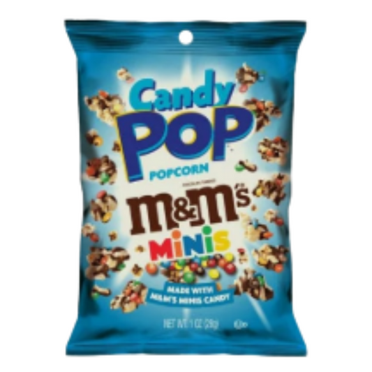 Candy Pop M&M Mini Popcorn (8x8x28g)