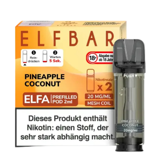 Elfbar Pods Pineapple Coconut (10x2er)